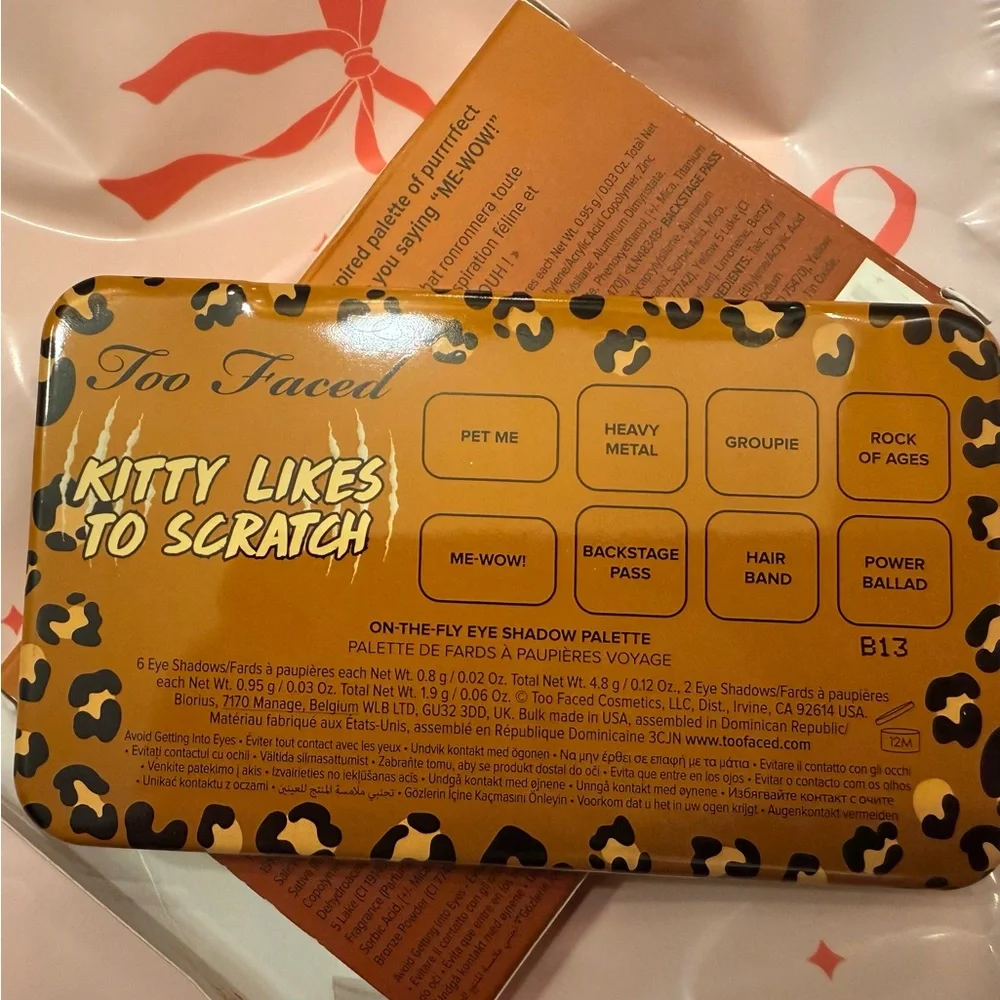 Too Faces NIB Kitty Likes To Scratch Eyeshadow Palette - Picture 4 of 6